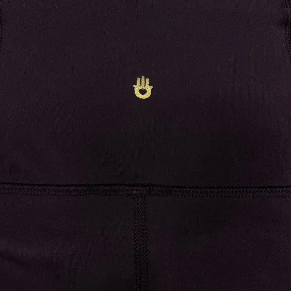 NWOT Spiritual Gangster Dark Purple Flare Leggings Pants Size Small - Image 7