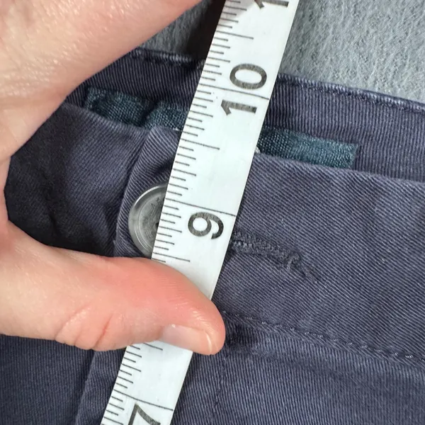 AERO Skinny Ankle Pants Womens 16 Long Navy Casual Chino‎ Stretch Flat Front - Image 11