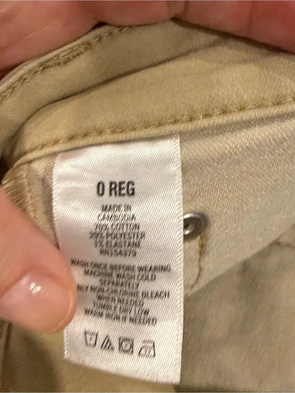 Aeropostale High Rise Jegging Skinny Pants Khaki Beige 0 - Image 6