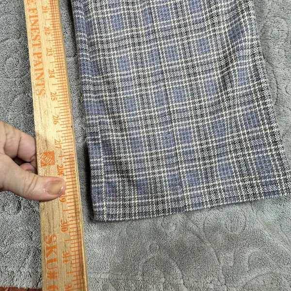 Anthropologie Plaid Trousers Pants Plaid Boot Cut Womens Medium Preppy Career - Image 9