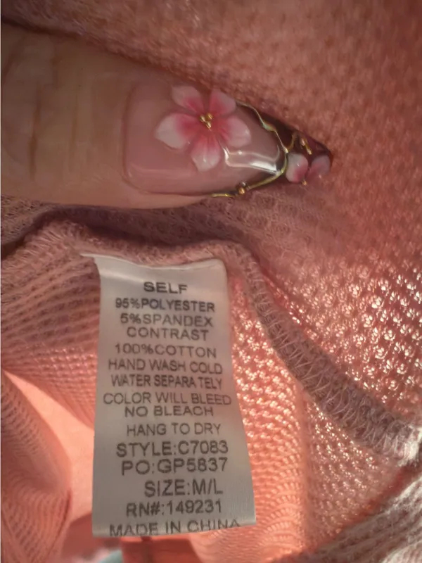 Kori America Waffle-Knit Hooded Pullover Jacket in Dusty Rose - Image 5