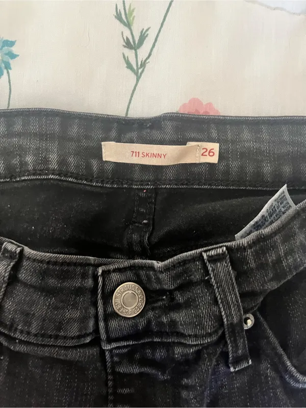 High-Rise Black Skinny Jeans — Women's Stretch Denim - Image 2