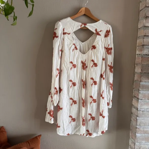 FREE PEOPLE Emma Embroidered‎ Mini Dress - Image 3