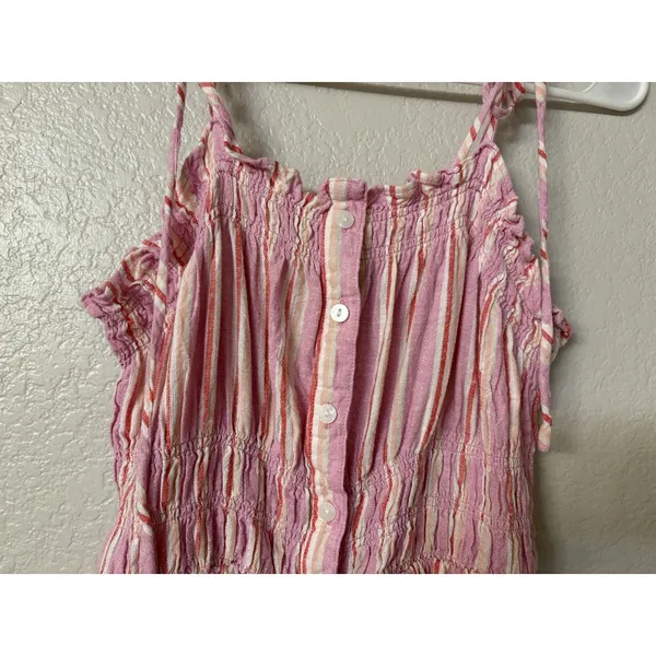 UNIVERSAL THREAD Pink Midi Spring Summer Sun Dress Vacation Resort Sz M - Image 2