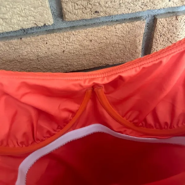 NWT Billabong Women's Tanlines One-Piece Swimsuit Ribbed Coral Craze Size Small - Image 6