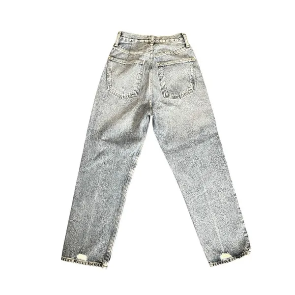 AGOLDE High Rise Straight Crop Jeans ALTERED Size 23 90s Crop - Image 4