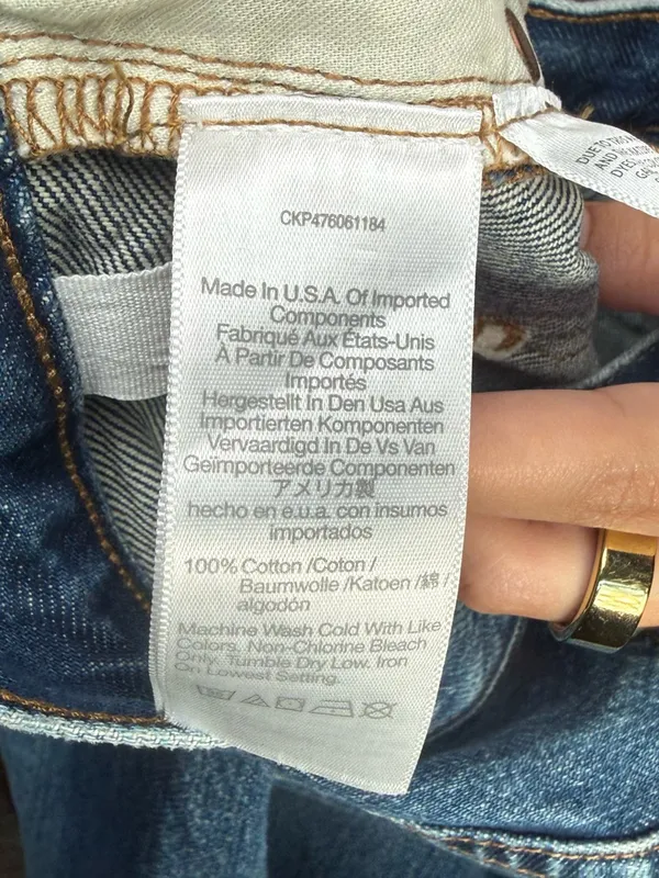 Madewell Superwide Leg Jeans Size 26 - Image 9