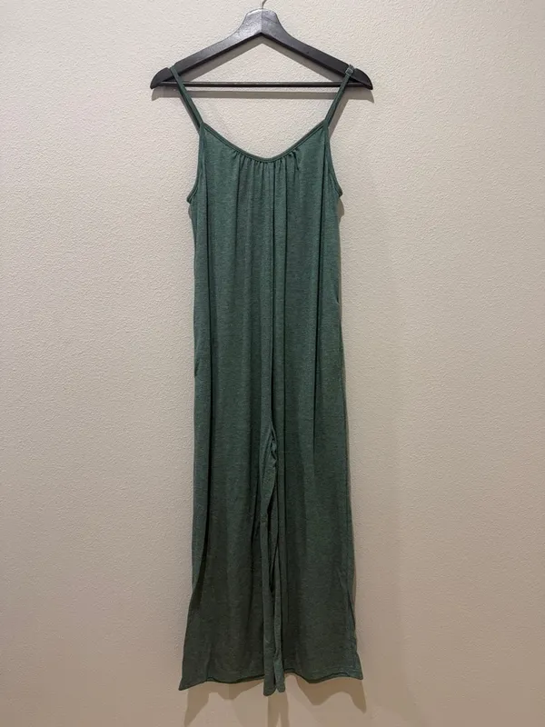 Emory Rose Teal Wide Leg Jumpsuit Size S - Image 2