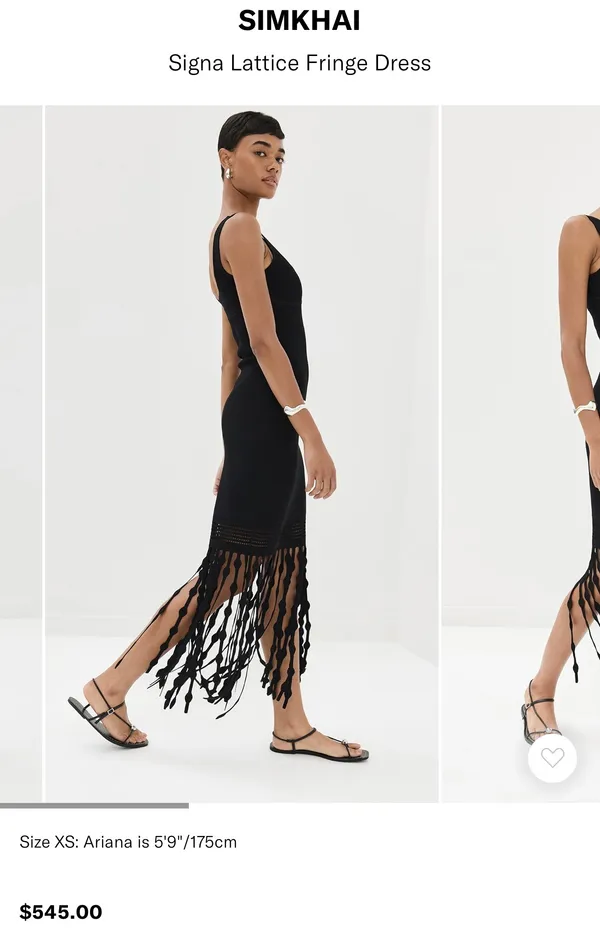 Simkhai Black Dress Size XS - Image 3