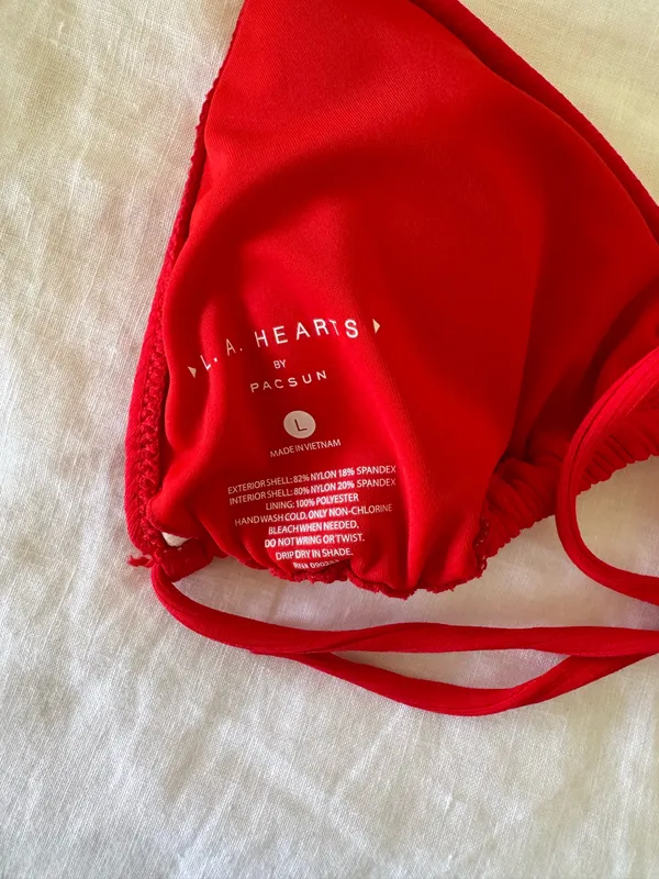 PacSun LA Hearts Bikini Top - Image 3
