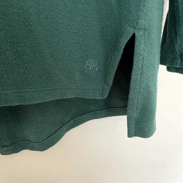 Banana Republic flowy long sleeved knit sweater women's size large emerald - Image 4