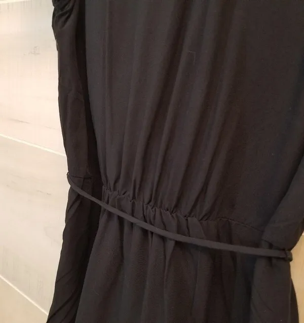 {4} J. Crew Poplin Flutter Sleeve Faux Wrap Top - Image 7