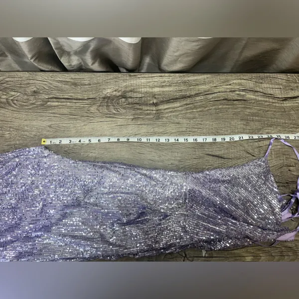 Anthropologie Ranna Gill lavender Sequin Jumpsuit‎ size medium NWT - Image 8