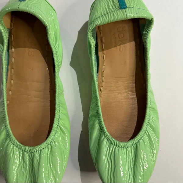 TIEKS Mint Patent Leather Ballerina Flats 7 limited sold out online - Image 4
