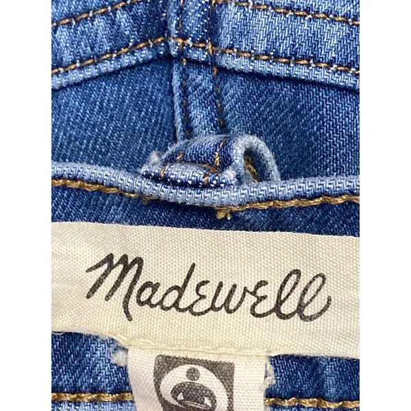 Madewell Roadtripper Women's Blue High Waisted Straight Leg Denim Jeans Size 32 - Image 4