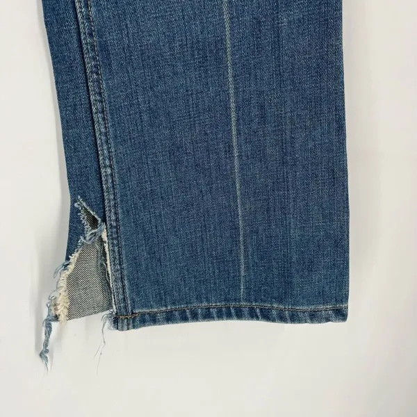 Vintage Y2K American Eagle Outfitters Women's Bootcut Jeans Blue Denim‎ Size 4 - Image 9
