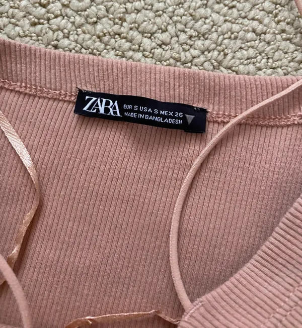 ZARA Ribbed Mini Dress - Image 3