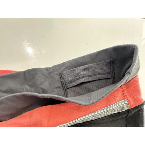 Lululemon Groove Astro Jogger Yoga Pants Pocket Black Orange Size 6 - Image 2