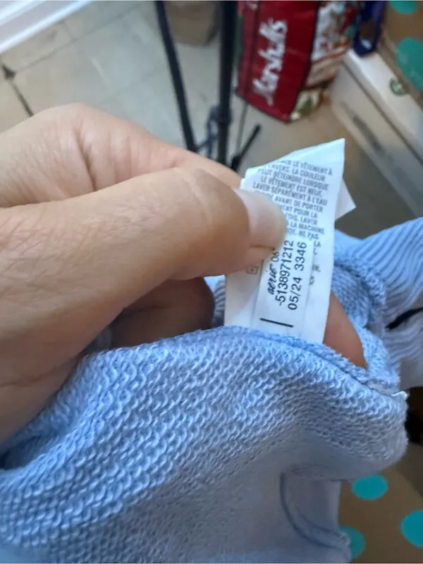 Aerie Baby Blue Mock Neck Oversized Sweatshirt - Image 4