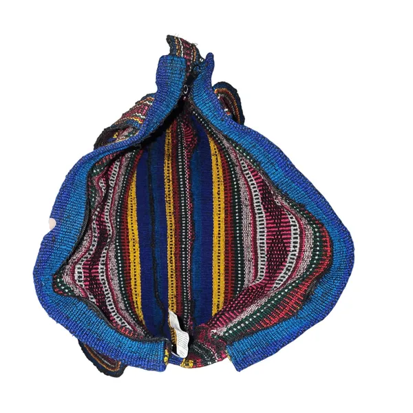 Vintage Lillo Woven Tote Multi-Color Artesanias Shoulder‎ Bag - Image 3