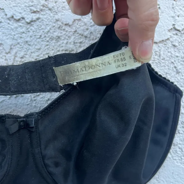 Prima Donna Euro70 Black cotton cotton underwire bra - Image 5