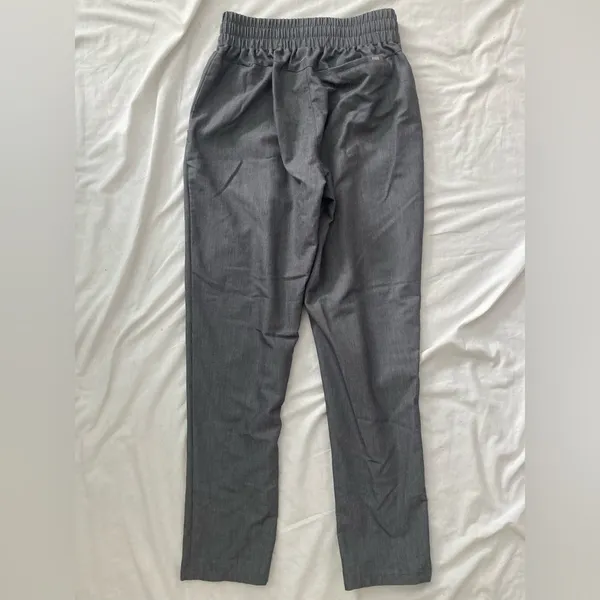 Figs Technical Collection High Waisted Graphite Gray Relaxed Fit Scrub Pants XS - Image 5
