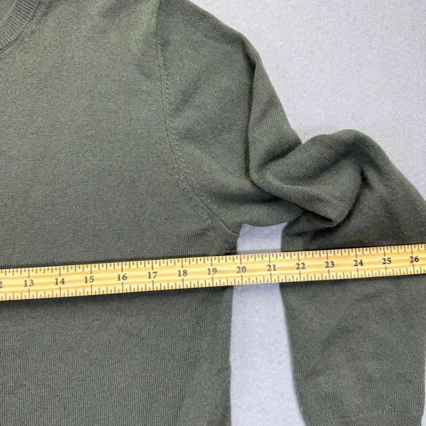 Quince Mongolian Cashmere Crewneck Sweater‎ Moss Green SGK001 Womens Large - Image 4