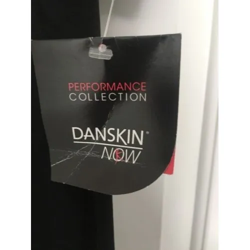 Danskin Now Dri More Women's T-Shirt Black Crew Neck Size L 12-14 - Image 4