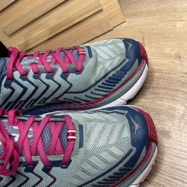 Hoka Clifton 4 Aquifer Vintage Indigo Running Shoes - Image 4