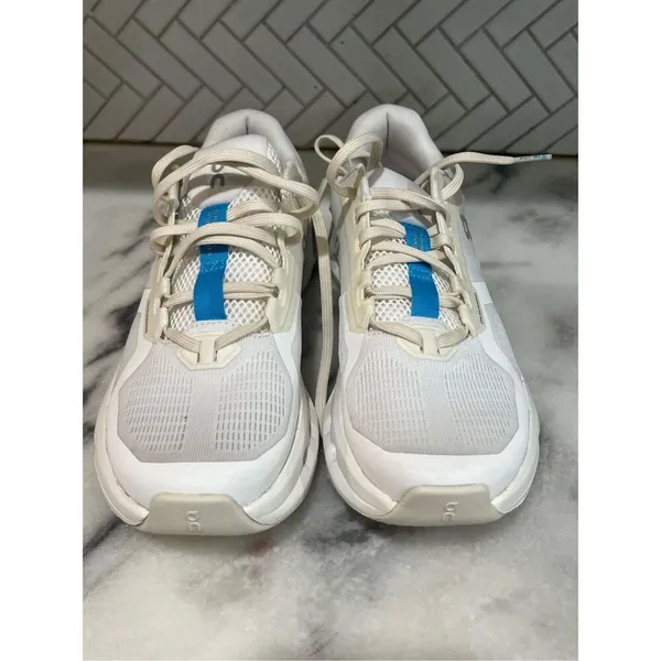 On Cloudrunner Women’s Size 7.5 White Blue Running Shoes EU 38.5 CloudTec - Image 5