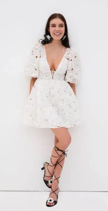 For Love & Lemons Leighton Mini Dress - Image 5
