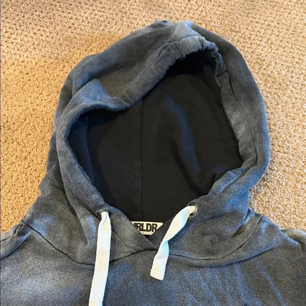 CHRLDR Black & Gray Ombré Star Sweatshirt Jogger Set Women’s Medium Drawstring - Image 4