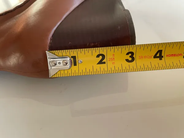 Lauren Ralph Lauren Shaley Calfskin Wedge Bootie Women's Size 8.5 B Brown - Image 11