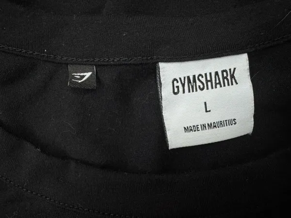 Gymshark Black Short Sleeve Athletic Tee Size Large - Image 4