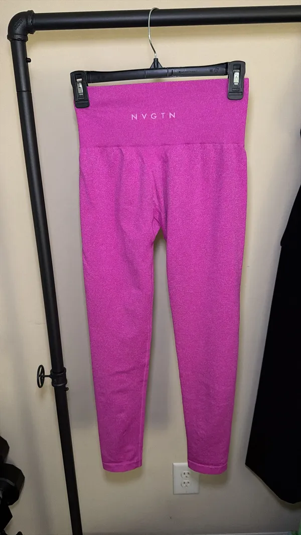 Hot pink fuscia NVGTN leggings  - Image 2