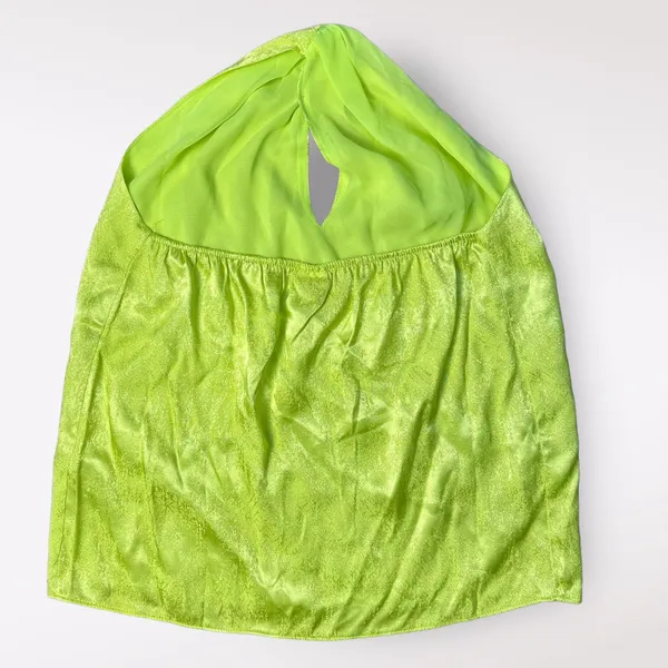 River‎ Island citrus satin tube top Keyhole neck Size US 8 - Image 3