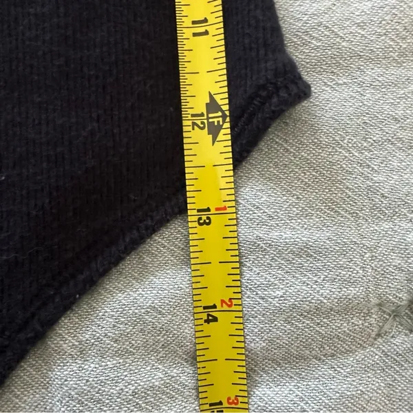 Abercrombie & Fitch Black Knotted Shoulders Wrap Bodysuit Small - Image 7