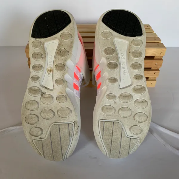 Adidas White/Pink EQT Support ADV White Turbo Training Sneakers - Image 5