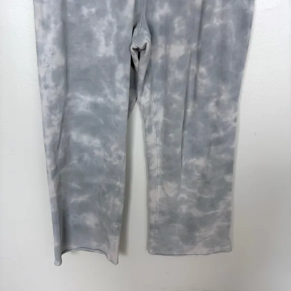 Aerie Light Blue Tie Dye Straight Leg Sweatpants Casual Size Medium - Image 3