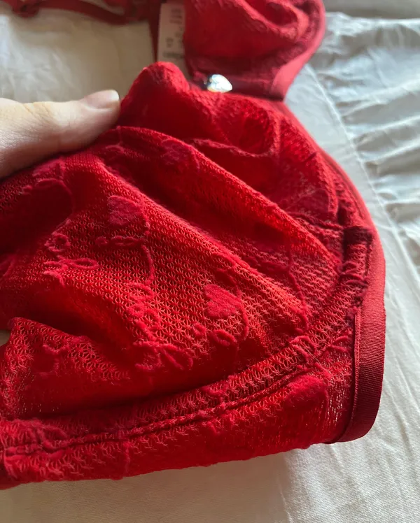 Calvin Klein red bra - Image 3