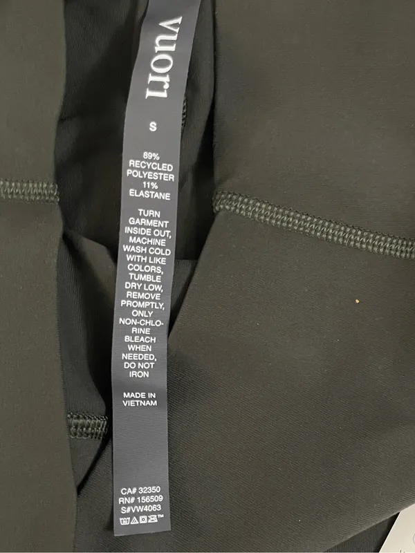 Vuori Halo Slim Flare High-Waist Flare Yoga Pants Leggings Kale green Size S - Image 7
