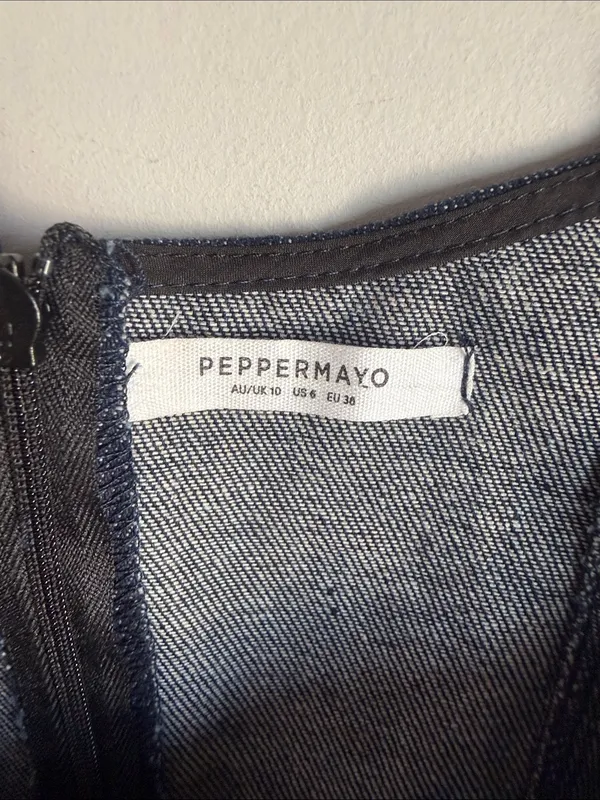 Peppermayo Isabella Denim Bustier Dress - Indigo 6 - Image 9