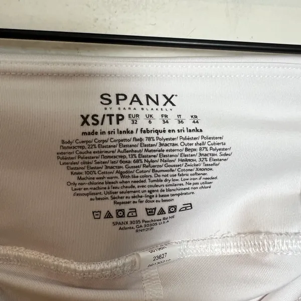Spanx - Get Moving 14" Skort White Athletic Golf Pickleball Tennis Outdoors - Image 7