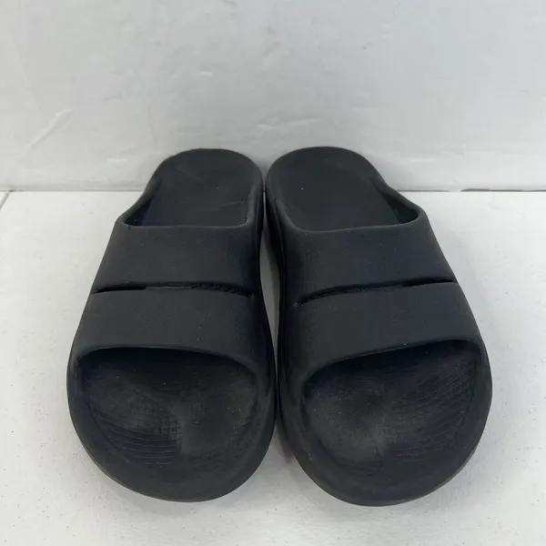 Oofos OOahh Black Unisex EU 39 Men 6 Women 8 Recovery Comfort Lightweight Slides - Image 6