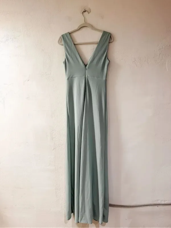 NEW Birdy Grey Shamin Maxi Bridesmaid Dress in Sage Green Medium - Image 3