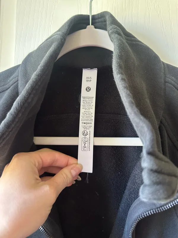 Black Lululemon Scuba Half-Zip - Image 4