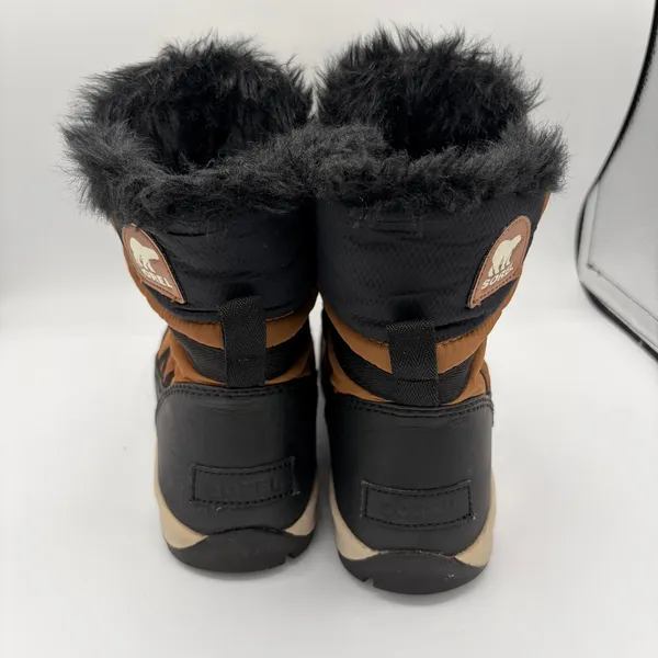 Sorel Whitney Short Lace Size 8 Gorpcore Elk Black Waterproof Winter Snow Boots - Image 5