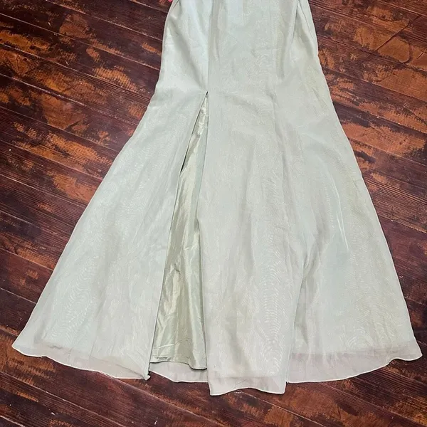 JJ’s House basil mermaid slit bridesmaid evening dress - Image 2