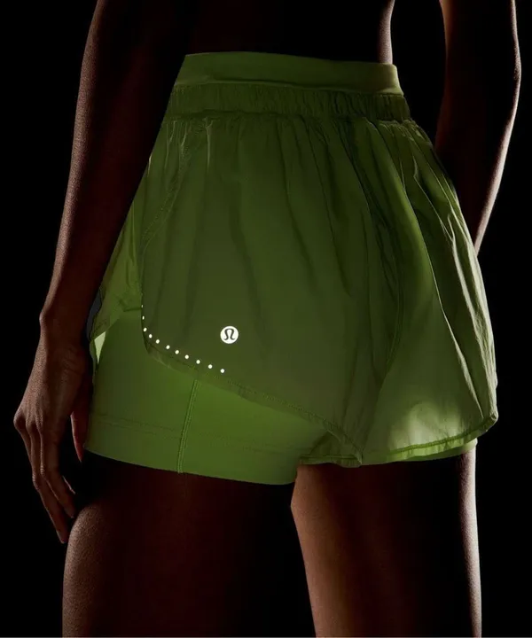 ✨Lululemon Translucent 2-in-1 High-Rise Lemongrass 3” Sz XXS Shorts✨ - Image 6