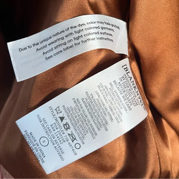 Blank NYC Caramel Sauce Genuine Leather Jacket - Image 5